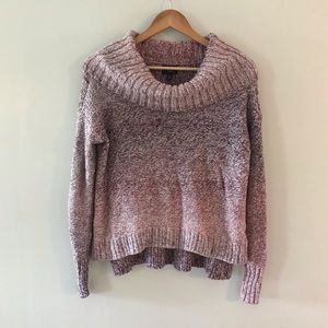 American Eagle pink/purple sweater